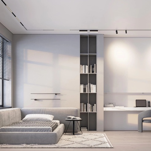 Светильник MAG-ORIENT-FLAT-FOLD-S230-12W Day4000-MIX (BK, 80 deg, 48V, DALI) (Arlight, IP20 Металл, 5 лет)