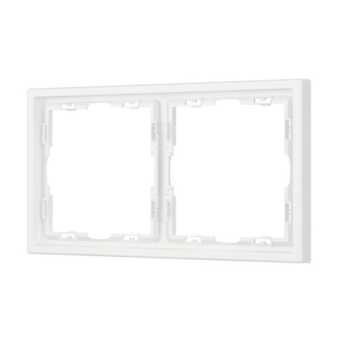 Рамка пластиковая FRM-NOBE-SFPL-2-WH (Arlight, -)
