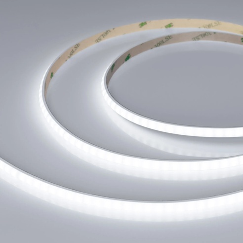 Герметичная светодиодная лента Arlight RTW-PW-A160-8mm, 24V, белый 6000K, мощность 10Вт/м, IP66, матовая, 5м