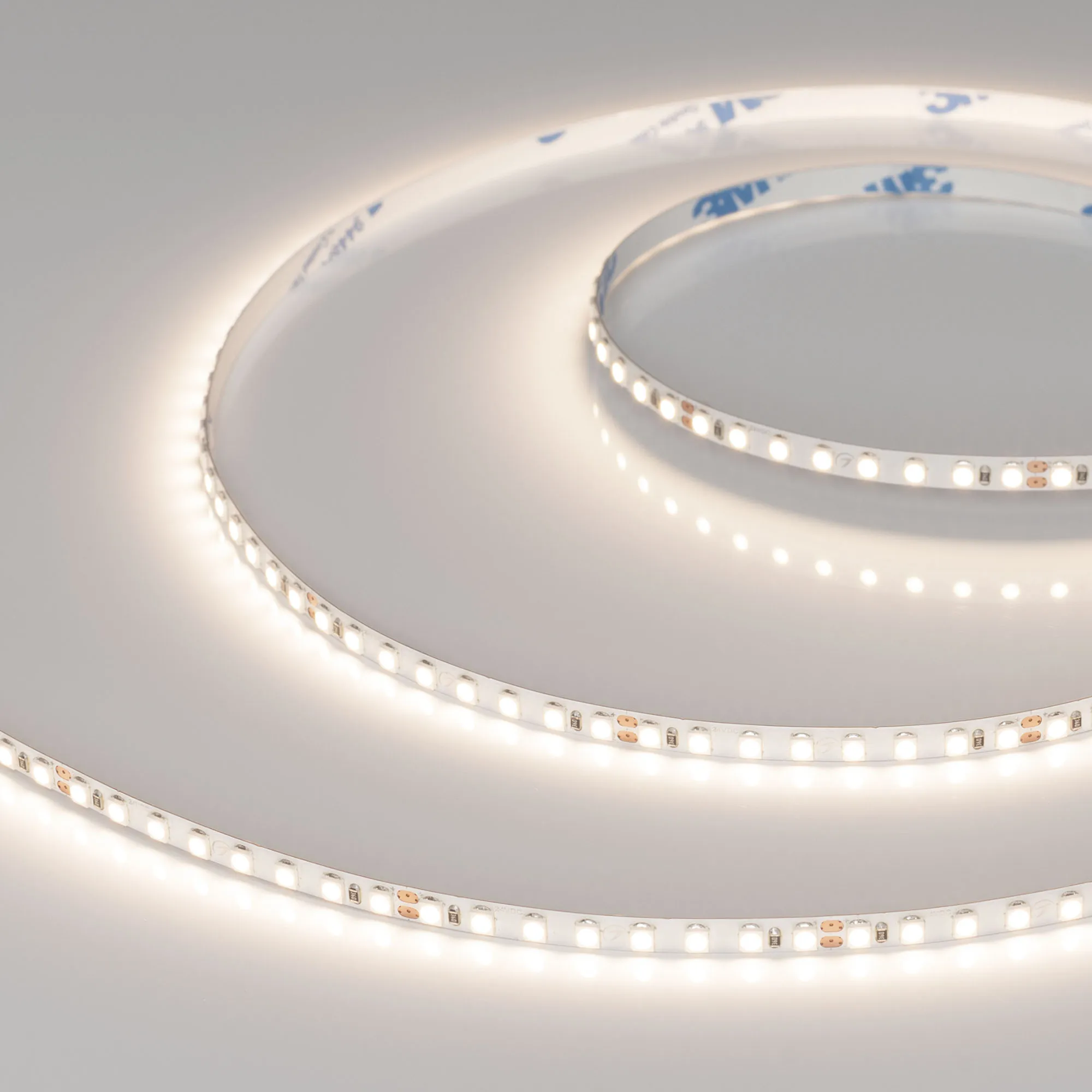 Лента светодиодная RT-A160-5mm 24V Warm3500 (9.6 W/m, IP20, 2835, 5m) (Arlight, Открытый) - изображение товара