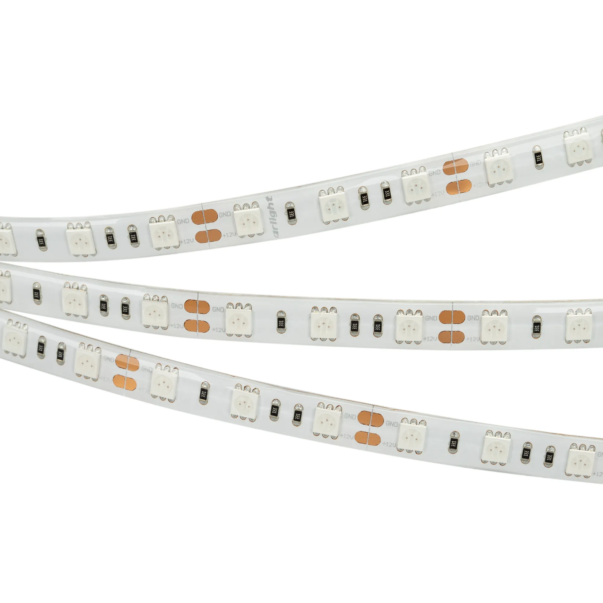 Лента светодиодная RTW 2-5000SE 12V Blue 2x (5060, 300 LED, LUX) (Arlight, 14.4 Вт/м, IP65) - изображение товара