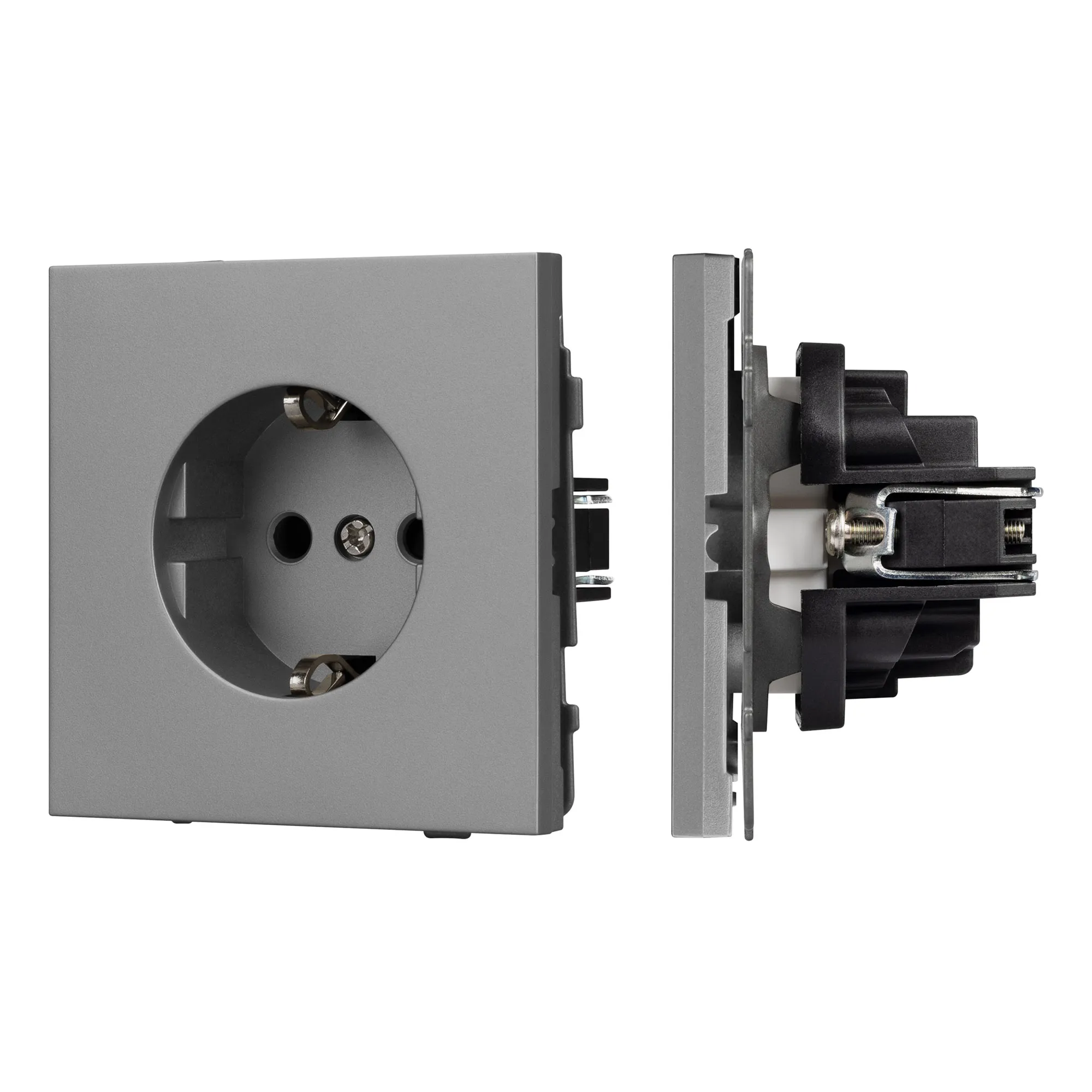 Механизм электрической розетки SCT-TENDO-MEU1-PL-GR (230V, 16A) (Arlight, -)