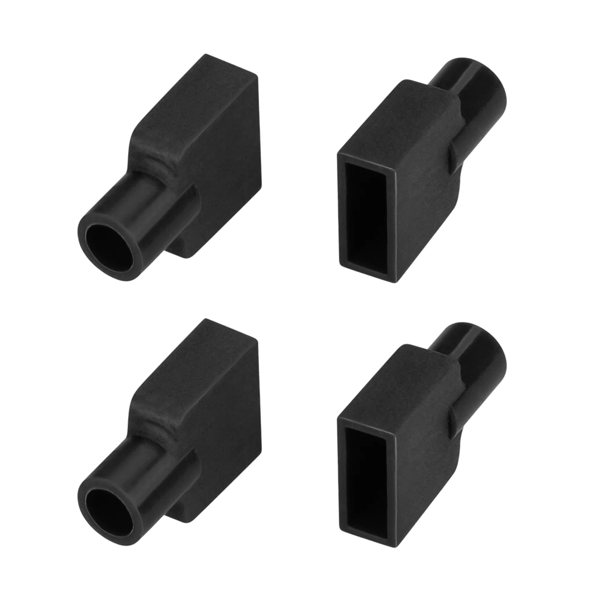 Заглушка WPH-FLEX-0612-SIDE BLACK с отверстием (Arlight, Силикон) - изображение товара