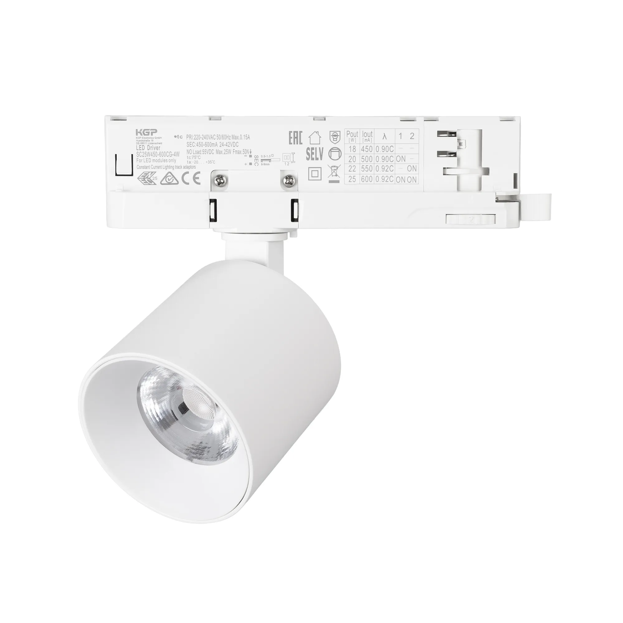 Светильник LGD-DYKE-4TR-R75-16W Warm3000 (WH, 20 deg, 230V, TRIAC) (Arlight, IP20 Металл, 5 лет)