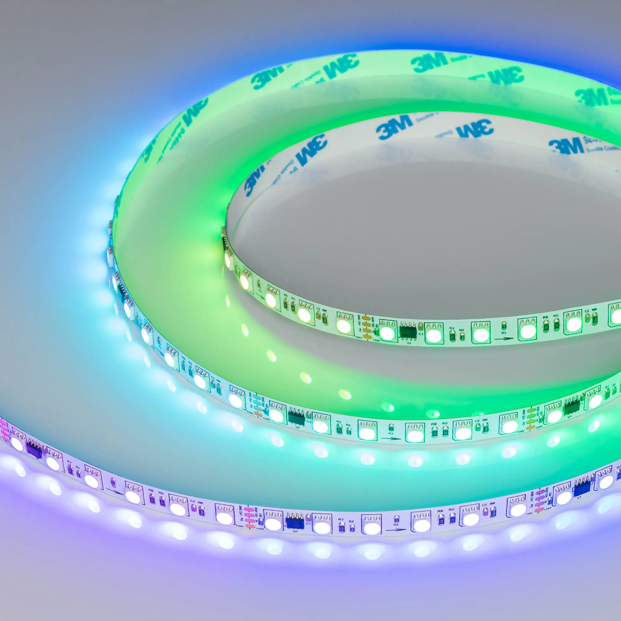 Лента светодиодная DMX-B72-10mm 24V RGB-PX6 (16 W/m, IP20, 5060, 5m) (Arlight, -) - изображение товара